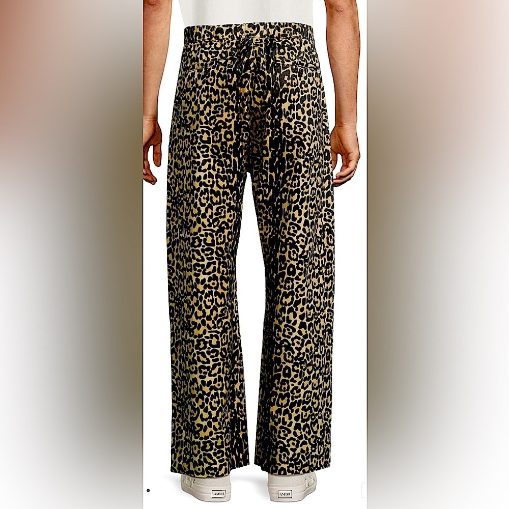 Givenchy Rhude Leopard Drop-Crotch Trousers NWT Made in Italy – Retails $1,340+